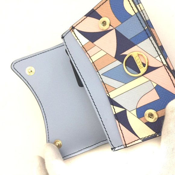 EMILIO PUCCI Logo Print Leather Card Case /1F7316 - Picture 5 of 8